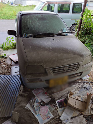 車庫内のビフォアアフター