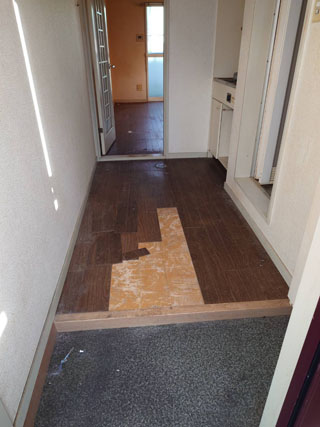 玄関のビフォアアフター