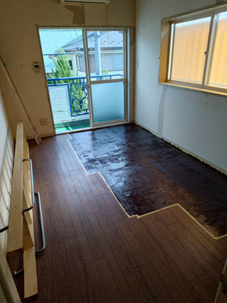 部屋のビフォアアフター