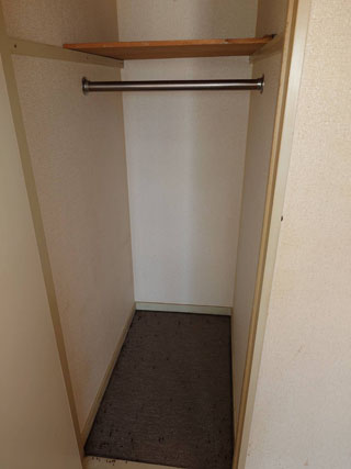 クローゼットのビフォアアフター