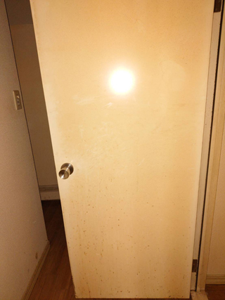 部屋1戸のタバコ汚れのビフォアアフター