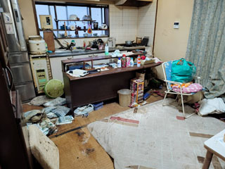 亡くなったキッチン風景