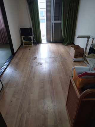 部屋1のビフォアアフター